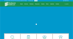 Desktop Screenshot of piedmonthealthcare.com