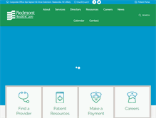 Tablet Screenshot of piedmonthealthcare.com